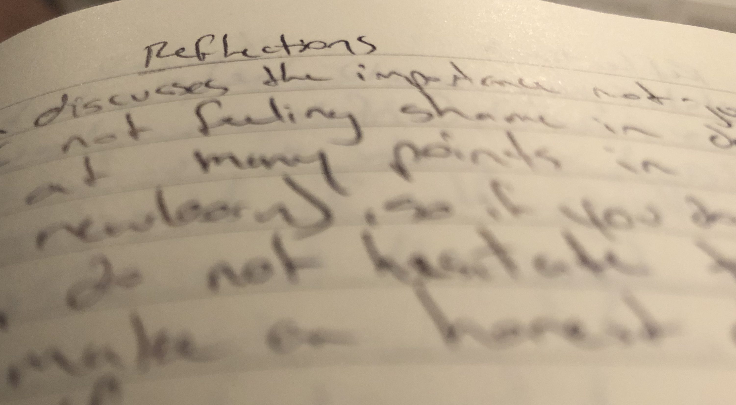 A Weekly Teacher's Journal