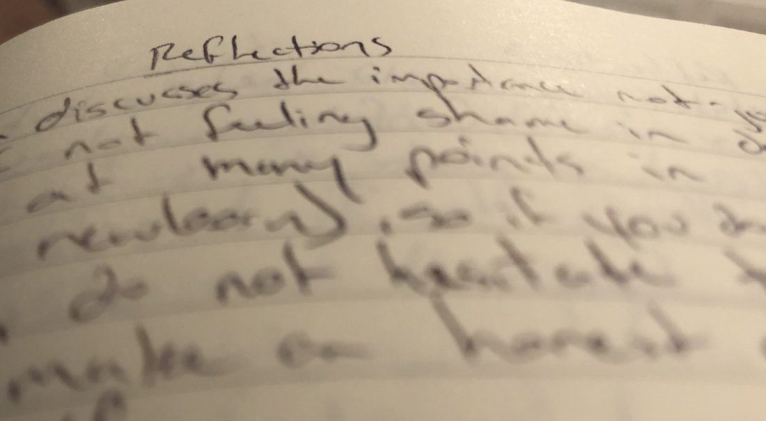 A Weekly Teacher's Journal